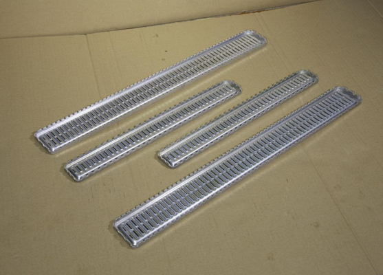 Easy Assembly Silver Aluminum Radiator Header Plate With Tubes Heat / Corrosion Resistance